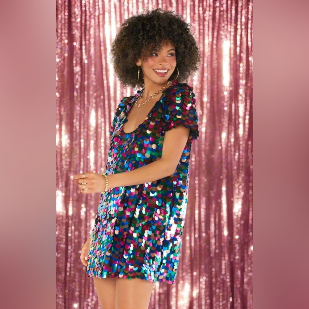 NWT Show Me Your Mumu Emi Sequin Mini Party Dress size small